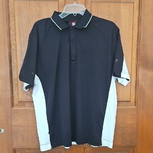 Victorinox Black/White Polo Shirt